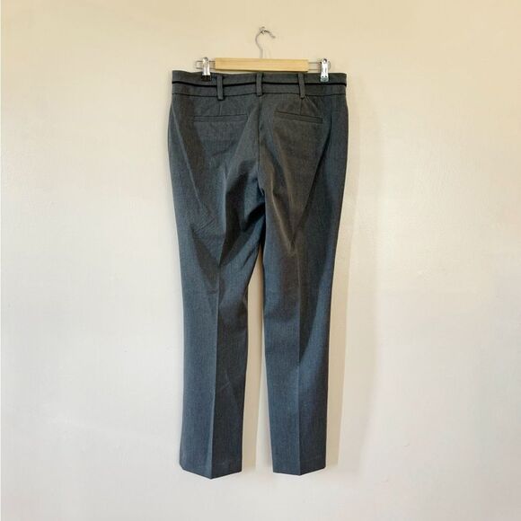 SALE! Gray New York & Co Straight Leg Trousers Size 8 NWOT - Picture 2 of 5